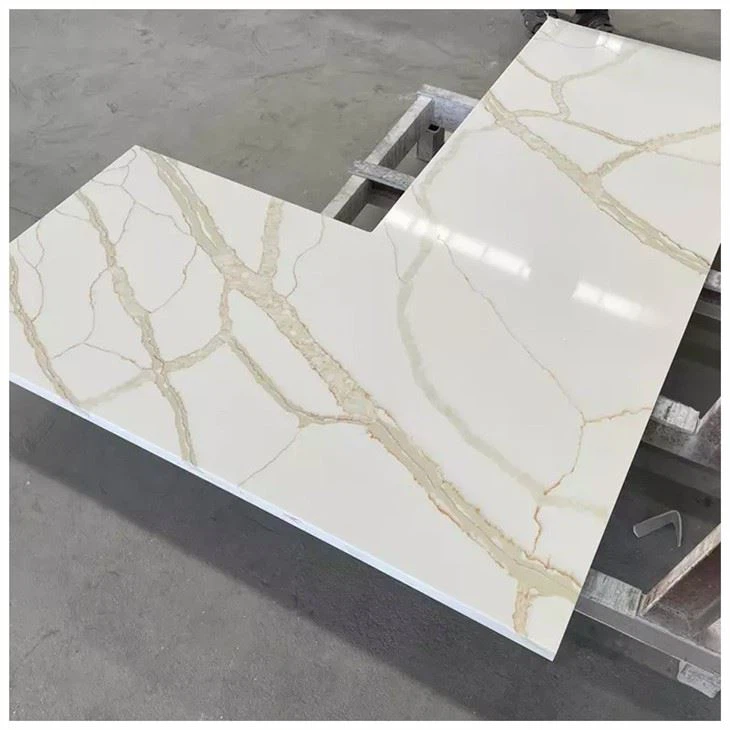 Calacatta Golden Quartz Kitchen Countertops