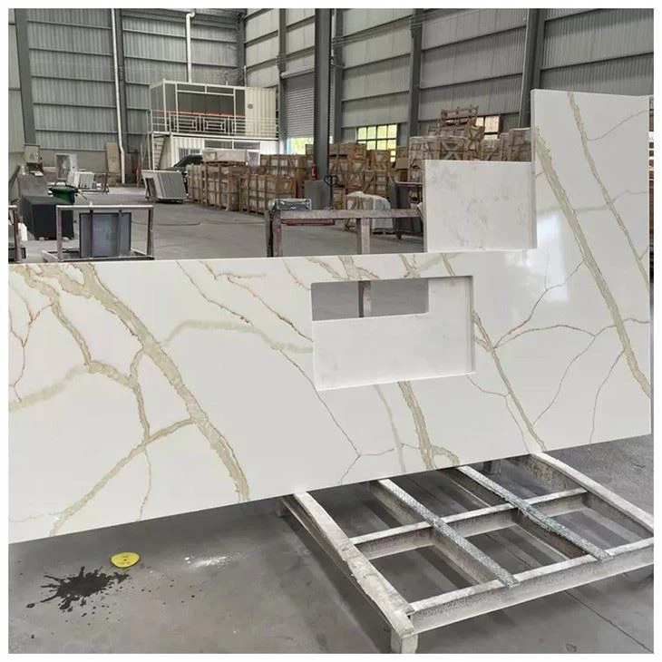 Calacatta Gold Quartz Stone Countertop