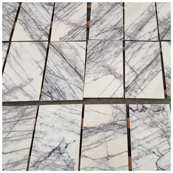 Lilac White Marble Tile
