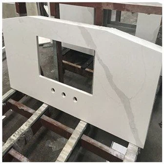 Calacatta Kuvars Banyo Vanity