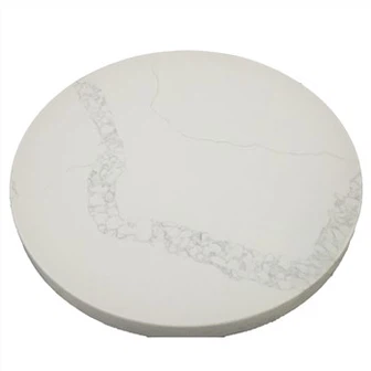 Kuvars Yuvarlak Sehpa