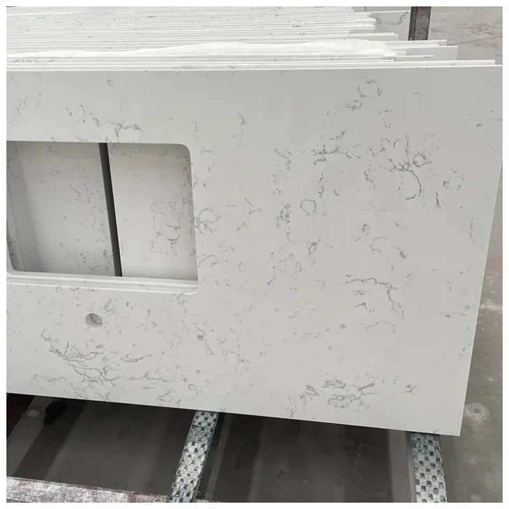 Carrara White Quartz Stone Countertops