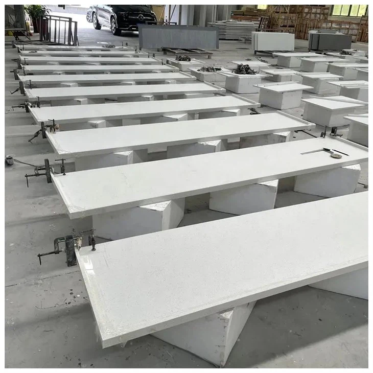 Carrara Quartz Kitchen Bench tops