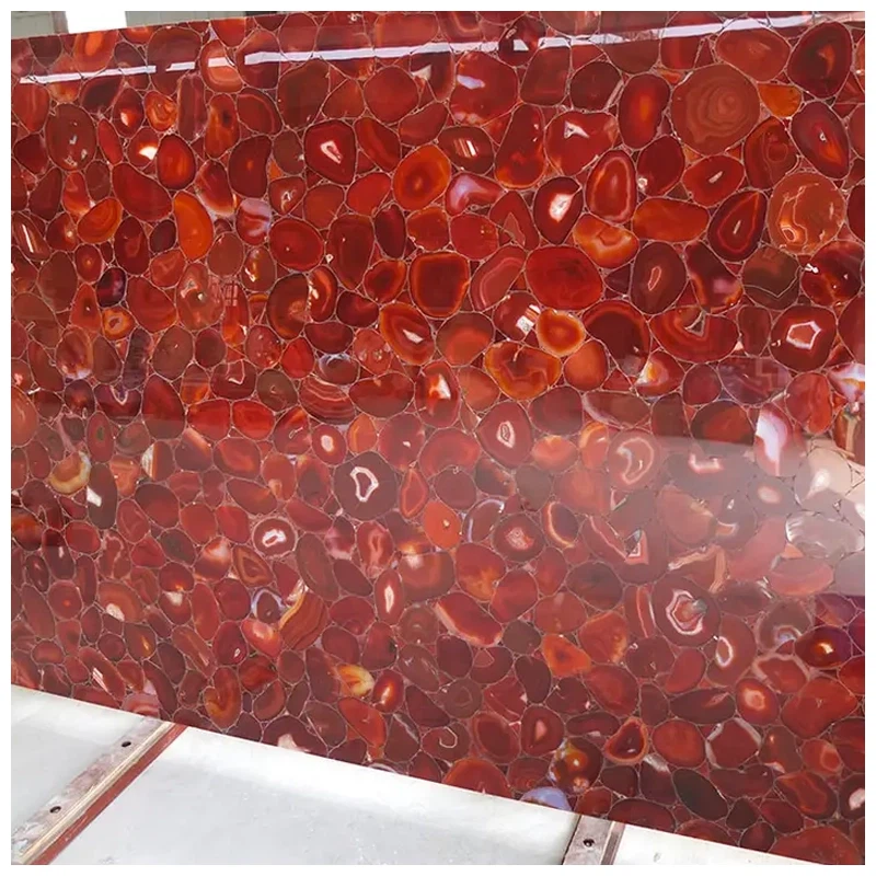 Red Agate Stne Slab
