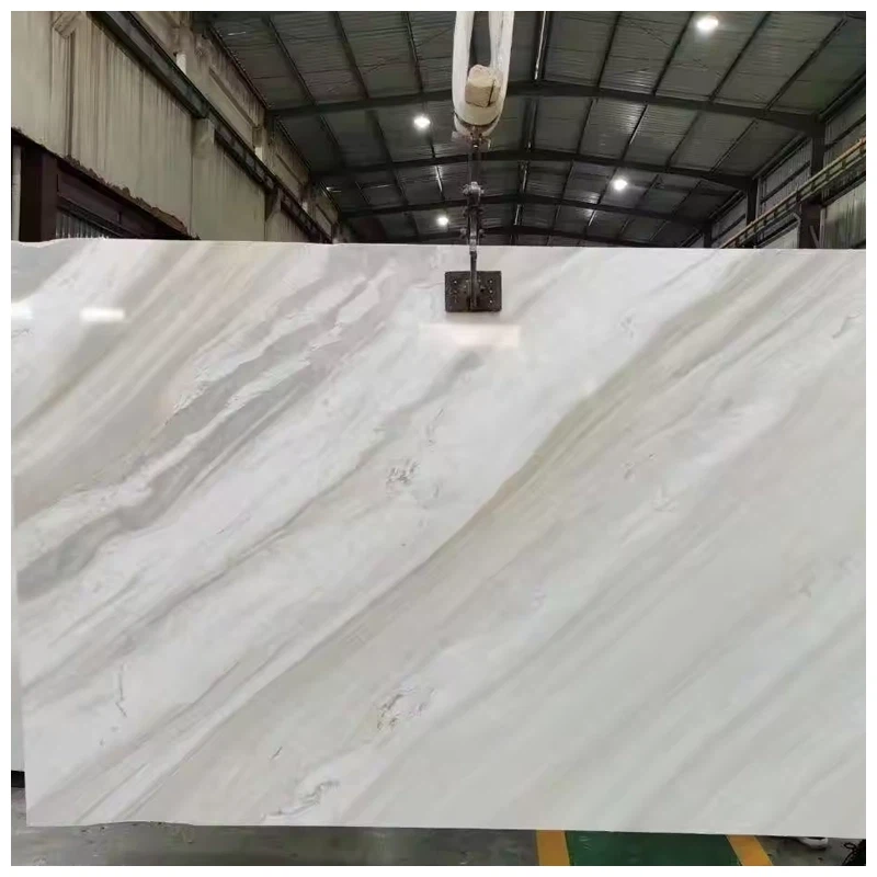 Ajax White Marble Polished Slab