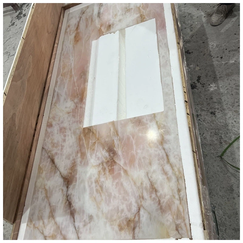 Cristallo Rosa Quartzite Vanity Tops