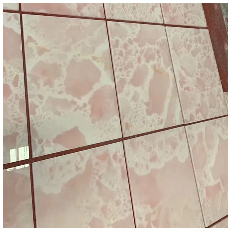 Pink Onyx Marble Backlit Tiles