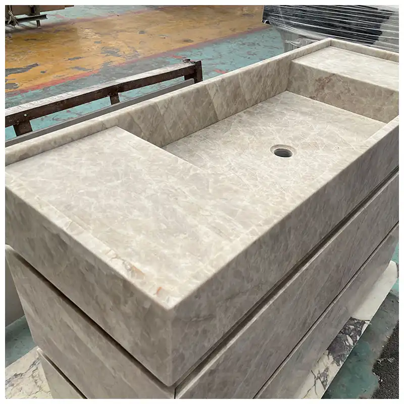 Taj Mahal Quartzite Bathroom Vanity Units