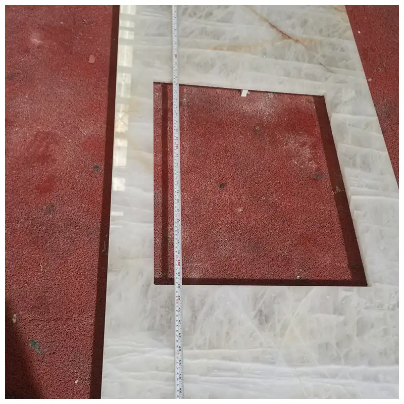 White Cristallo Quartzite Customized Countertops