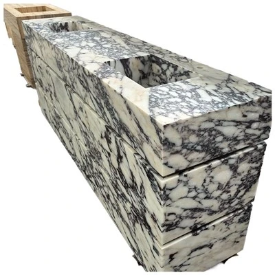 Calacatta Viola Mermer Banyo Vanity