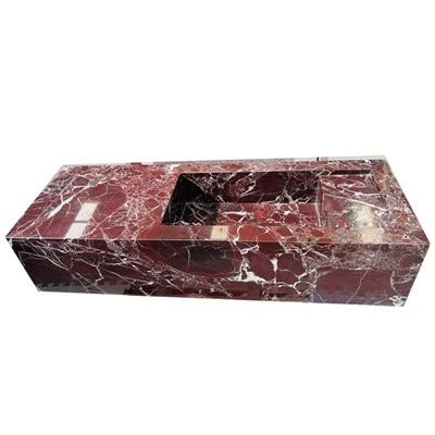 Rosso Levanto Mermer Lavabo