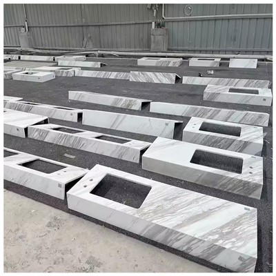 Beyaz Mermer Vanity Üst